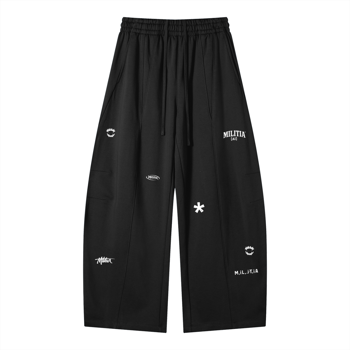 Heavyweight Wide Charm Logo Sweatpants