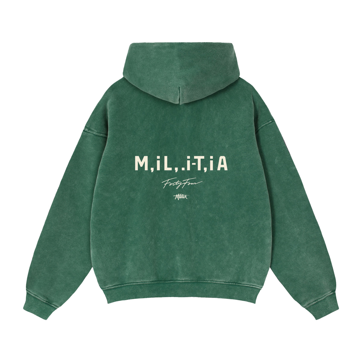 Green Zip Hoodie