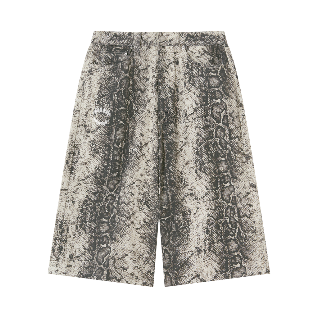 Men's Snake Print Shorts