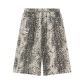 Men's Snake Print Shorts