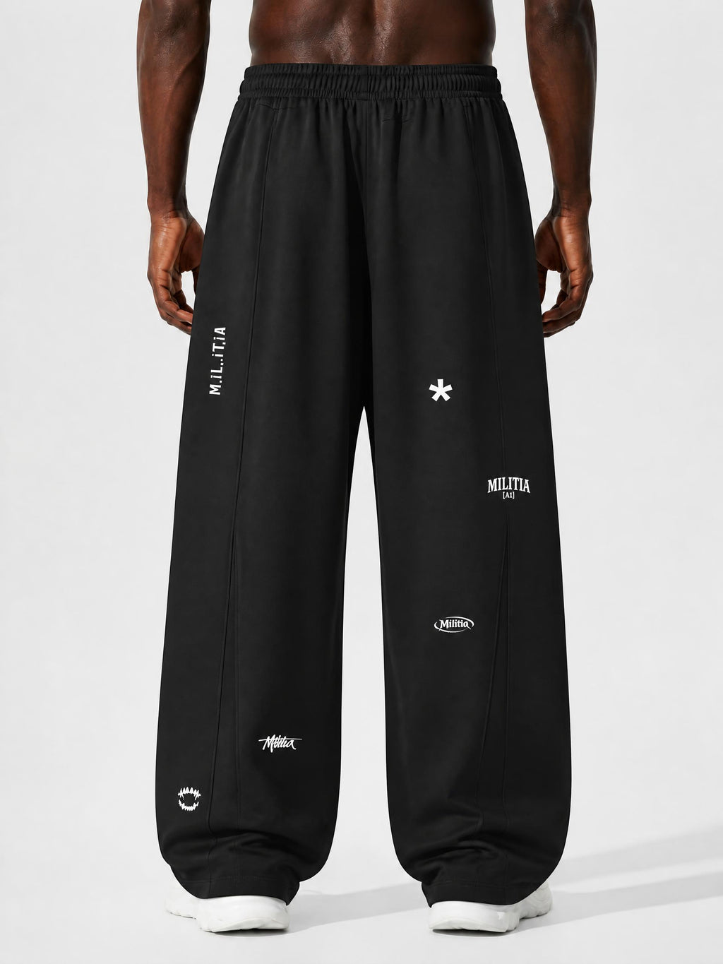 Heavyweight Wide Charm Logo Sweatpants