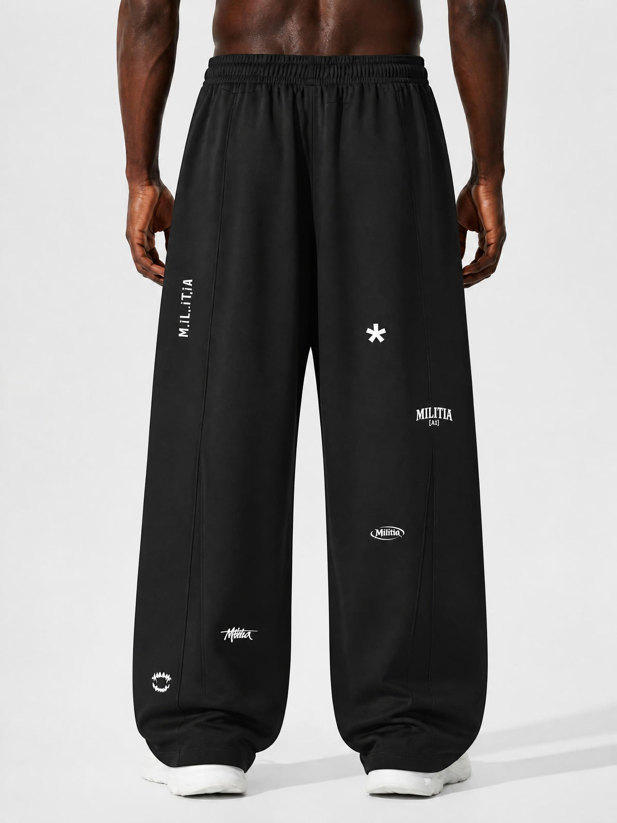Heavyweight Wide Charm Logo Sweatpants